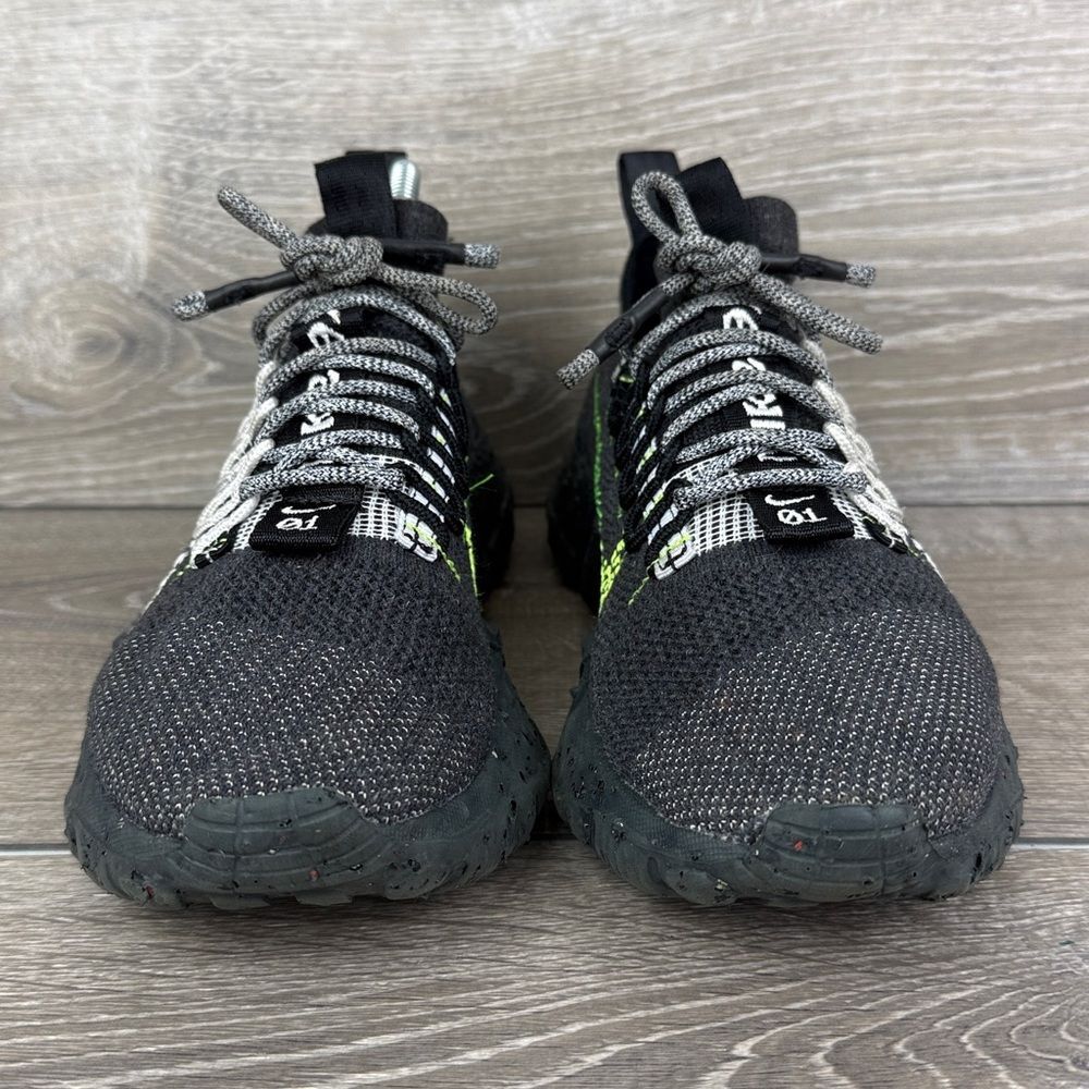 Nike Space Hippie 01 Men’s Sz 7/Women’s 8.5 Anthracite White Black Volt Sneakers - Picture 2 of 11